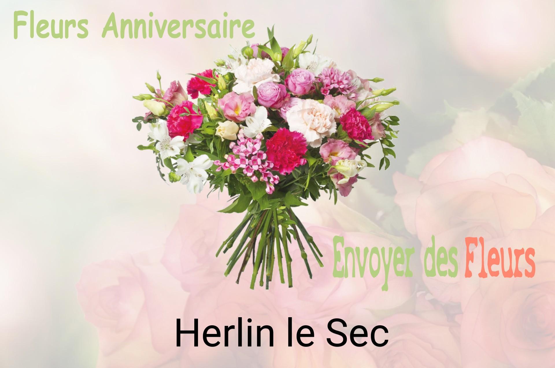 Bouquet de fleurs d’anniversaire livré à Herlin-le-Sec