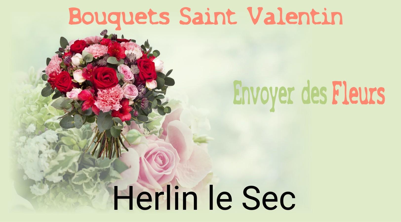 Roses de Saint-Valentin livrées à Herlin-le-Sec